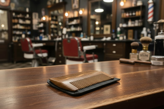 Sandalwood Comb with Travel Case